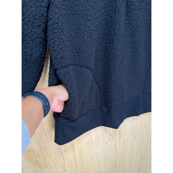 Xersion - Women's Quarter Zip Fleece Pullover Sweatshirt - Black - Large - Picture 10 of 14